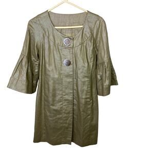 LAL Live A Little midi length linen jacket